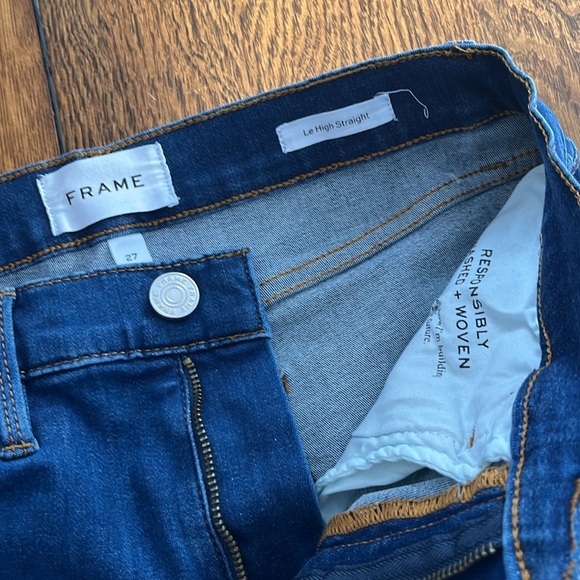 FRAME Le High Straight Jean - Picture 4 of 5